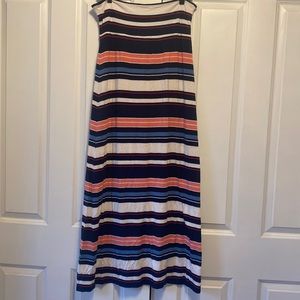 Max Studio Women’s Striped Maxi Skirt